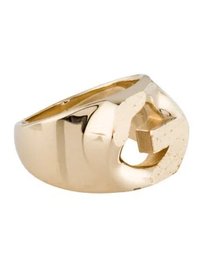 Pre-owned Givenchy G-chain Signet Ring In Multi