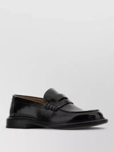 Givenchy Gent Leather Loafers Shiny Finish In Black