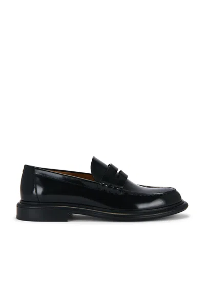 Givenchy Black Loafers With 4g Detail In Leather Man