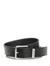 Givenchy Reversible Leather Belt In Black