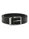 Givenchy Smooth Leather Gentleman Belt Accessories In Black
