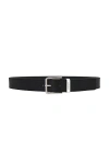 Givenchy Smooth Leather Gentleman Belt Accessories In Black
