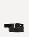 Givenchy Smooth Leather Gentleman Belt Accessories In Black