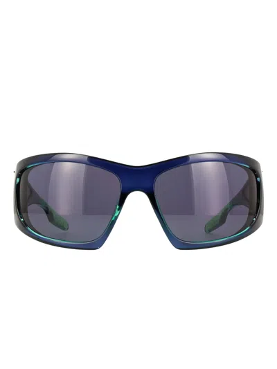 Givenchy Geometric Full-rim Sunglasses In Blue