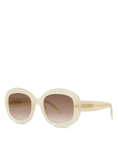 Givenchy Geometric Sunglasses, 52mm In Neutral