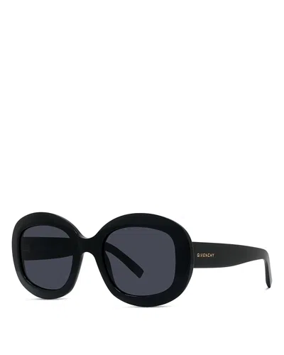 Givenchy Geometric Sunglasses, 52mm In Black