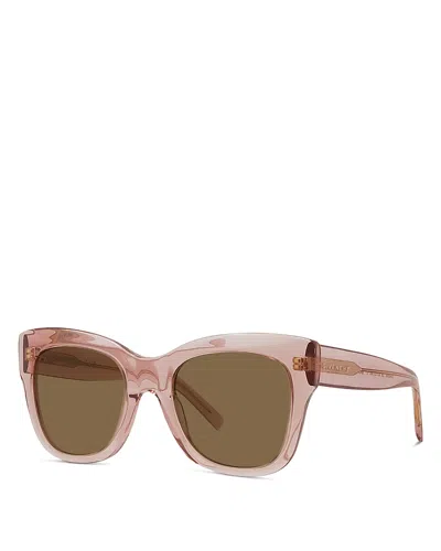 Givenchy Geometric Sunglasses, 53mm In Red