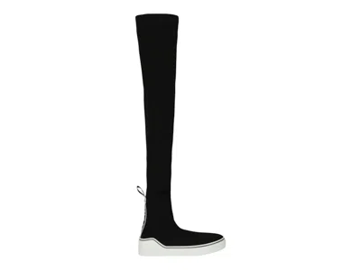 Pre-owned Givenchy George V Overtheknee (women's) Sneakers In Black