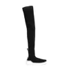 Givenchy George V Over-the-knee Sneaker Boots In Black
