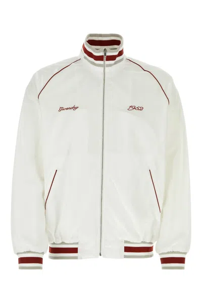 GIVENCHY GIVENCHY WHITE NYLON BOMBER JACKET