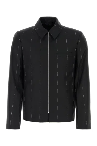 Givenchy Wool Zipped Jacket In Black