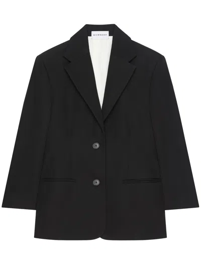 Givenchy Giacca In Lana In Black