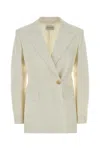 Givenchy Ivory Wool Blend Blazer In Neutral