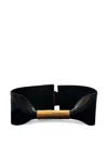 Givenchy Cylindrical Hardware Belt In Black