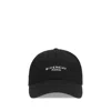 Givenchy Bpz0cap0c4 Logo-embroidered Cotton Twill Baseball Cap In Black