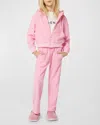 GIVENCHY GIRL'S 4G EMBOSSED TWO-PIECE TRACK SUIT