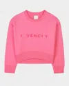 Givenchy Sweatshirt With Print In Rasberry
