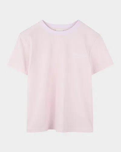 GIVENCHY GIRL'S SCRIPT LOGO-PRINT T-SHIRT