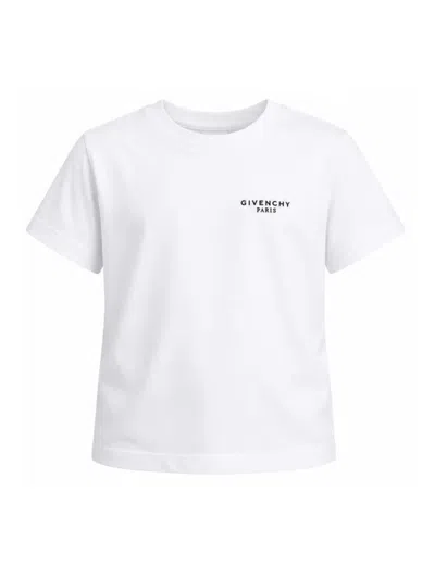 Givenchy Girls' 100% Cotton Logo T-shirt In White