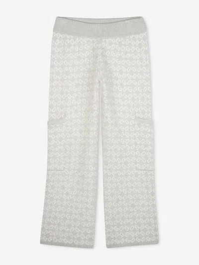 Givenchy Babies'  Girls 4g Logo Knitted Trousers In Gray