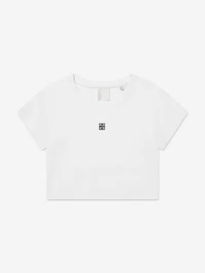 Givenchy Kids' Girls 4g Logo T-shirt In White