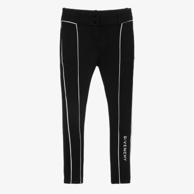 Givenchy Kids' Girls Black Milano Trousers