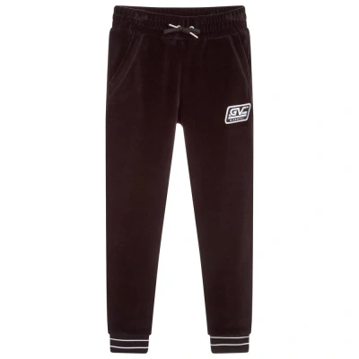 Givenchy Kids' Girls Black Velour Joggers