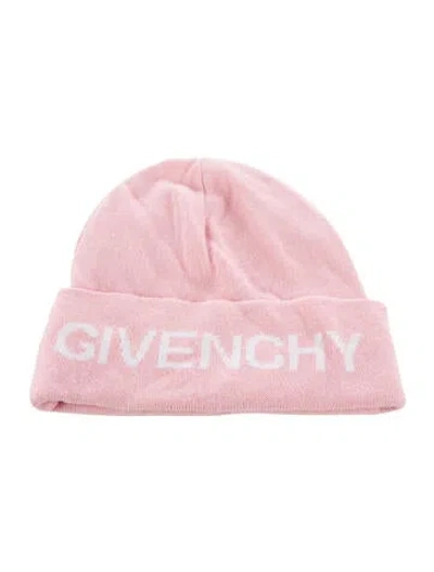 Pre-owned Givenchy Babies' Girls Branded Beanie In Pink