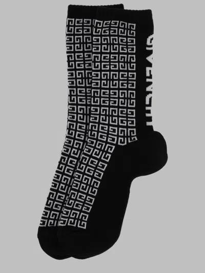 Givenchy Girls Designer Socks In Black