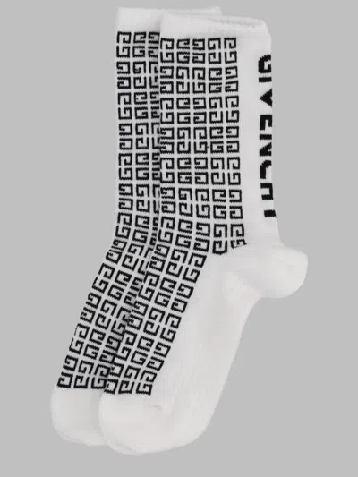 Givenchy Girls Designer Socks In White