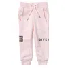 Givenchy Girls Drawstring Logo-print Sweatpants In Pink