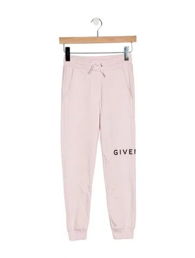 Pre-owned Givenchy Kids' Girls' Jogger Pants In Pink