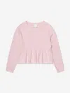 GIVENCHY GIRLS KNITTED LOGO SWEATER