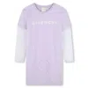 Givenchy Layered T-shirt Dress In Purple