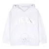 Givenchy Girls Logo-print Long Sleeve Hoodie In White
