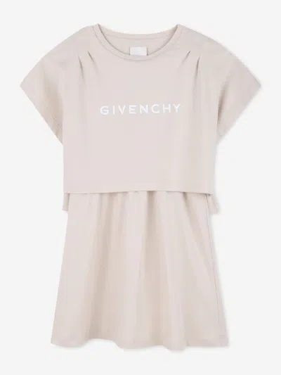 Givenchy Babies'  Girls Logo Print Skater Dress In White