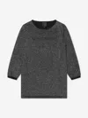 GIVENCHY GIRLS METALLLIC KNITTED DRESS