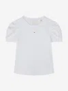 Givenchy Girls White Cotton 4g T-shirt In White