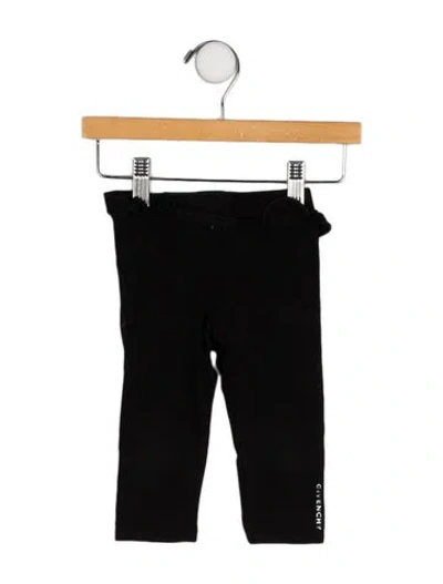 Pre-owned Givenchy Babies' Girls Ruffle Pants In Black