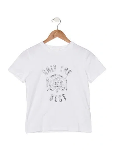 Pre-owned Givenchy Kids'  Girls' Short Sleeve Top In White