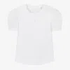 Givenchy Girls White Cotton 4g T-shirt In White