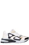 Givenchy Giv 1 Ivory And Black Runner Sneakers In Ivory