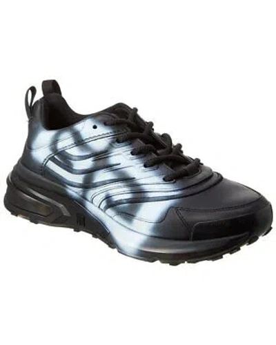 Pre-owned Givenchy Giv 1 Leather Sneaker Men's In Black