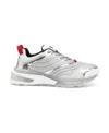 Givenchy Giv 1 Leather And Mesh Sneakers In White