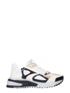 Givenchy Giv 1 Ivory And Black Runner Sneakers