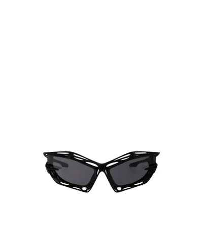 Givenchy Giv Cut Cage Cat Eye-frame Sunglasses In Black
