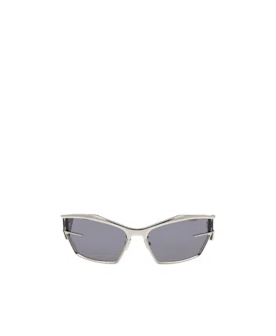 Givenchy Giv Cut Shield-frame Sunglasses In Gray