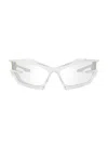 Givenchy Giv Cut Sunglasses In Crystal & Brown Mirror