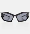 Givenchy Giv Cut Sunglasses In Matte Black/smoke