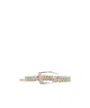 Givenchy Giv Cut Woven Bracelet In Yellow